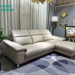 Ghế sofa da bò thật cao cấp