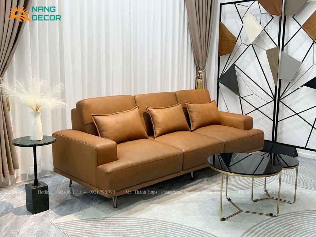 Mẫu sofa băng tinh gọn cho phòng khách vừa và nhỏ nhà phố, chung cư.
