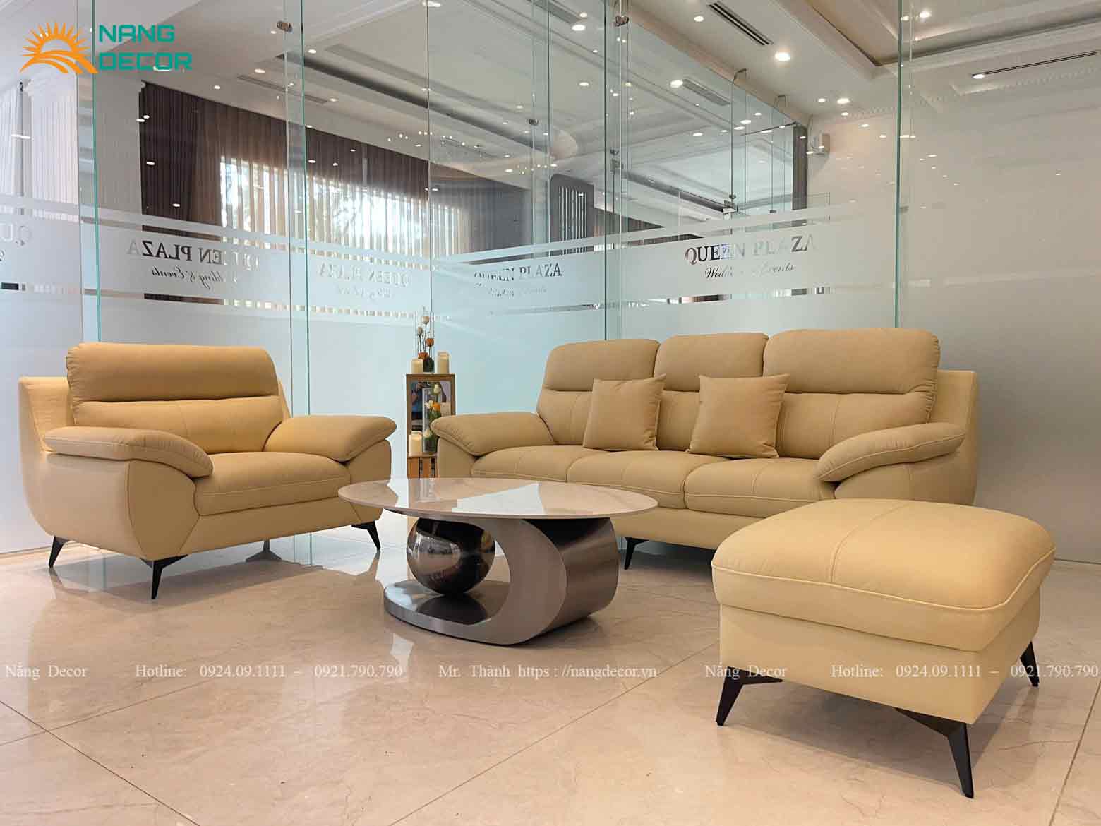 Sofa da bò cao cấp chính hãng vừa phù hợp để nhà phố, chung cư, vừa thích hợp để công ty, văn phòng. Sofa da bò cao cấp chính hãng vừa phù hợp để nhà phố, chung cư, vừa thích hợp để công ty, văn phòng.