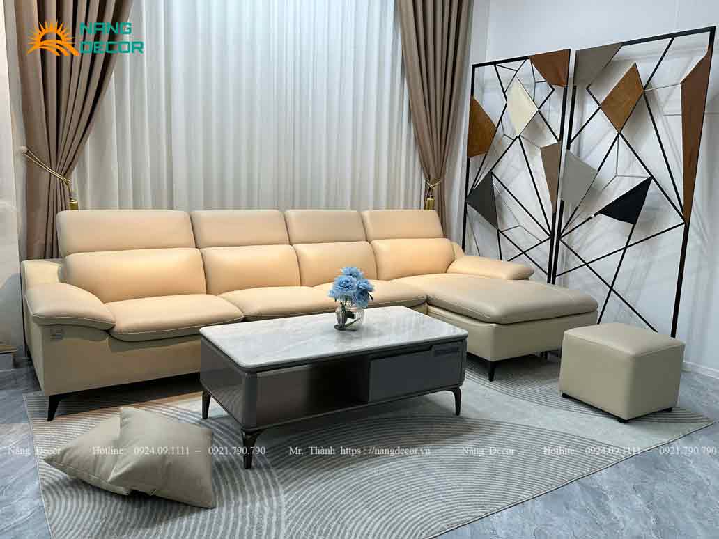 Tùy ngân sách mà lựa chọn làm chất liệu sofa full da bò hoặc mặt tiếp xúc. Tùy ngân sách mà lựa chọn làm chất liệu sofa full da bò hoặc mặt tiếp xúc.