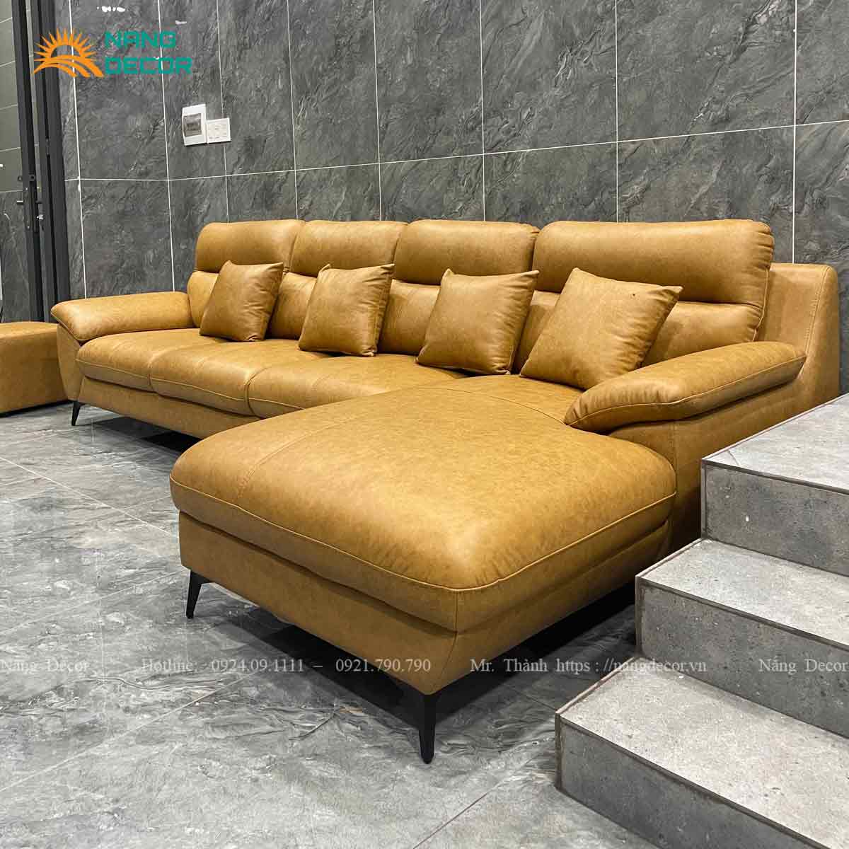 Sofa da bò Ý Mastrotto góc L full da bò cho cảm giác mềm mại, mát mịn. Sofa da bò Ý Mastrotto góc L full da bò cho cảm giác mềm mại, mát mịn.