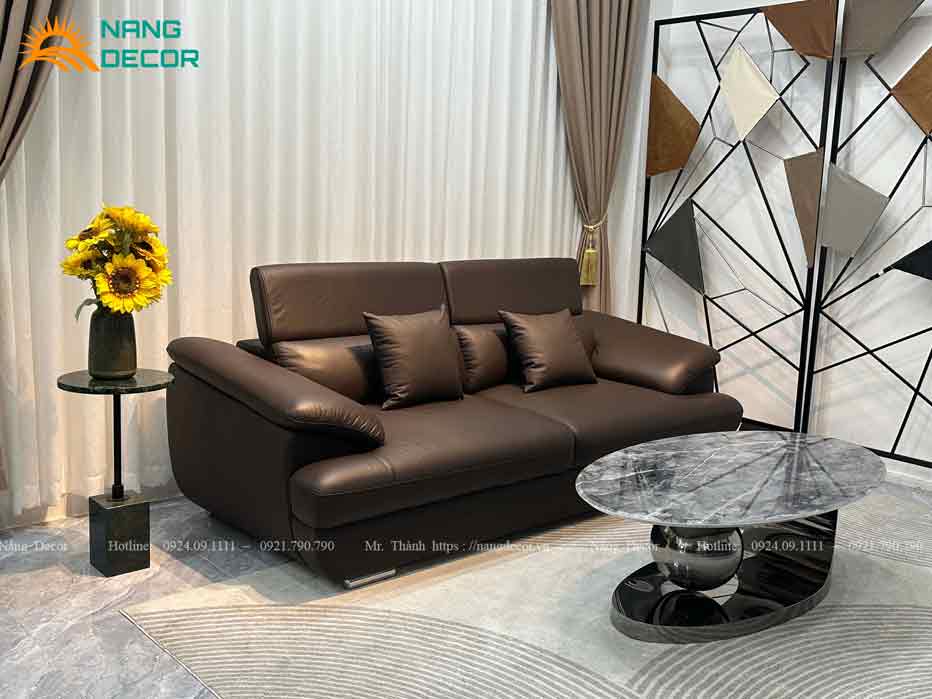 Sofa SF31 màu nâu là top sofa da bò bền nhất dưới 20 triệu đáng để bạn lựa chọn. Sofa SF31 màu nâu là top sofa da bò bền nhất dưới 20 triệu đáng để bạn lựa chọn.
