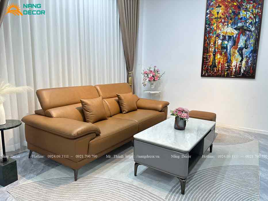Sofa băng da bò mặt tiếp xúc mã SF39 kích thước 2m2 cho phòng khách nhỏ. Sofa băng da bò mặt tiếp xúc mã SF39 kích thước 2m2 cho phòng khách nhỏ.